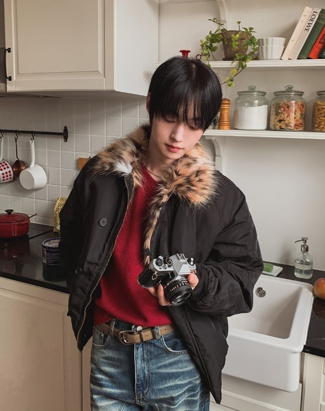 Vanish Leopard Fur Jacket