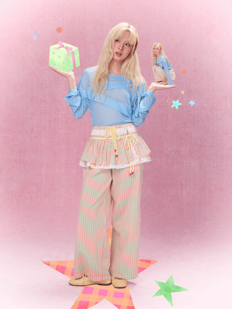 RedBean（レッドビーン）の「ベストデイエバーパンツ (Peach)（パンツ）」
