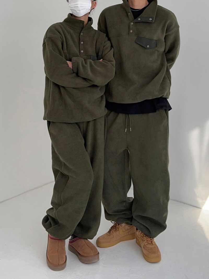 JI9BON(ジグボン)の「OR Snap Fleece Jogger Set-up(4C)(Setup)」