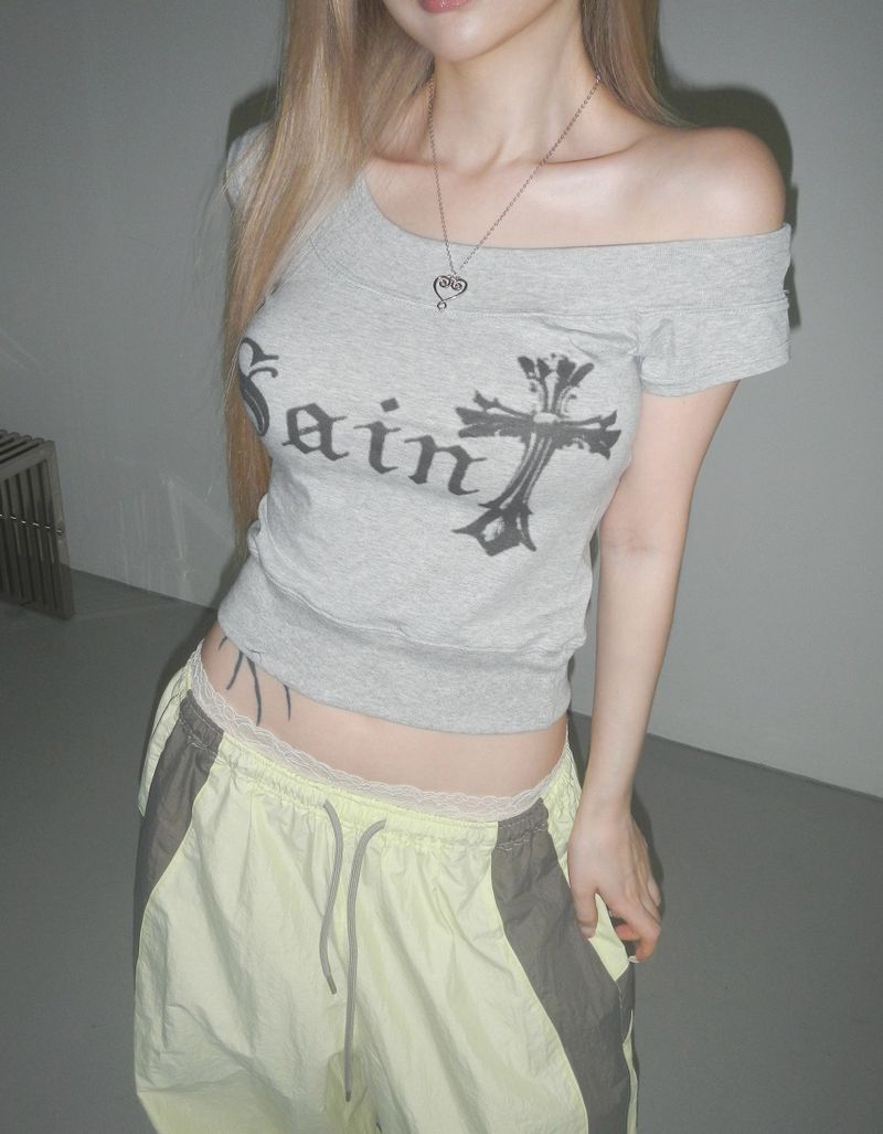 saint scoop neck top (5 color)
