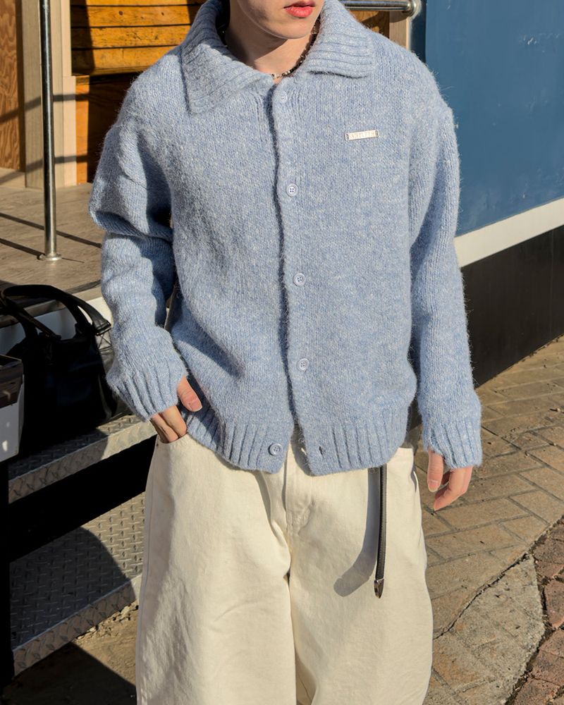 Arin Collared Knit Warmer Cardigan