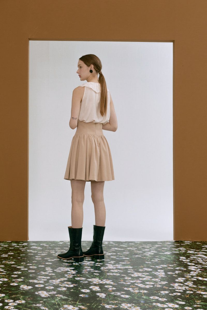 High- waisted skirt
