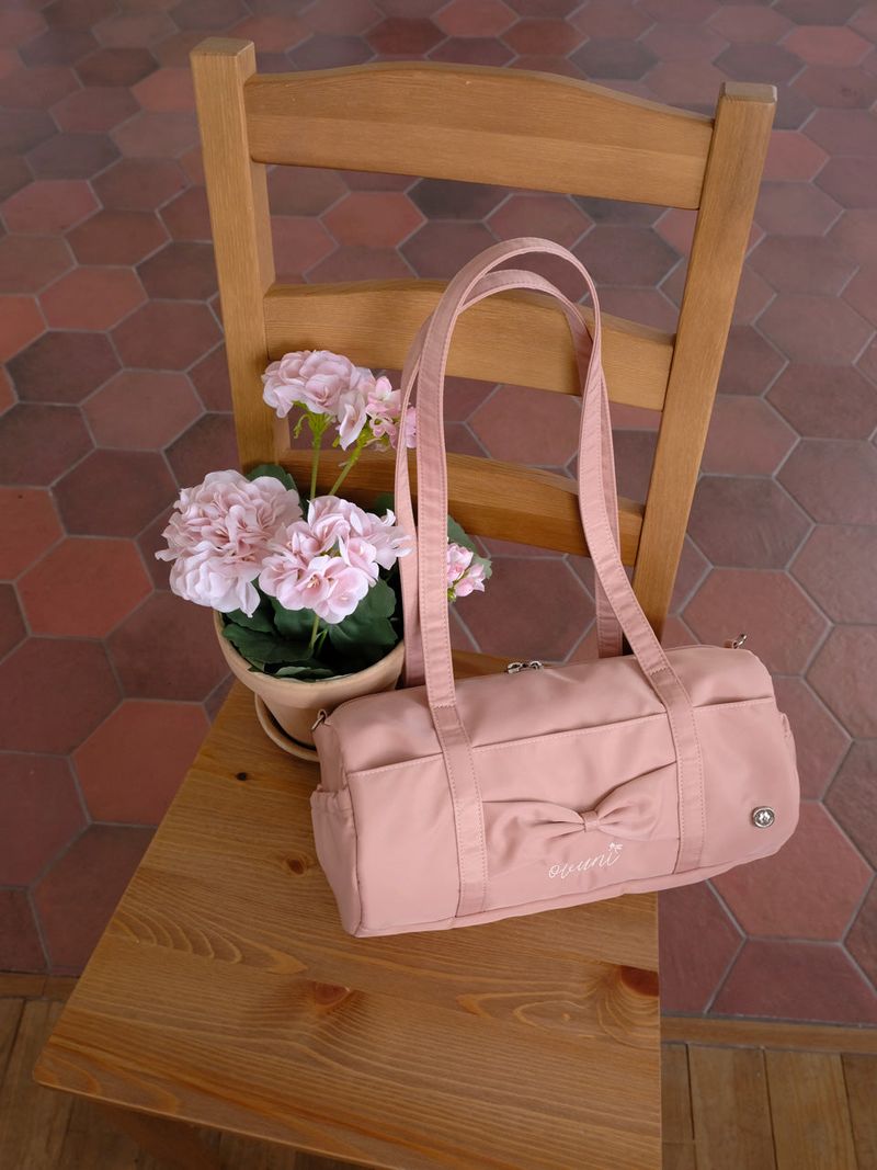 ovuni（オーブニ）の「Fluffy ribbon bag_rose pink（Bags）」