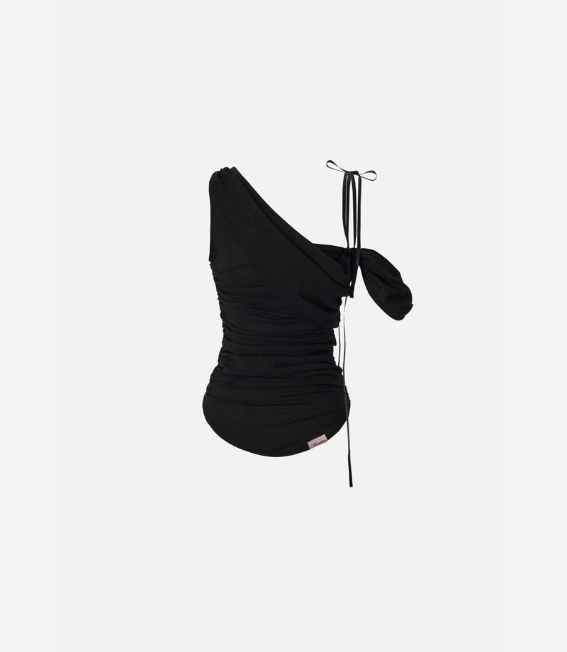 Glow Chiffon Shirred Sleeveless Blouse