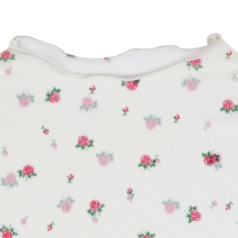 ROSE MESH TOP (2 COLORS)