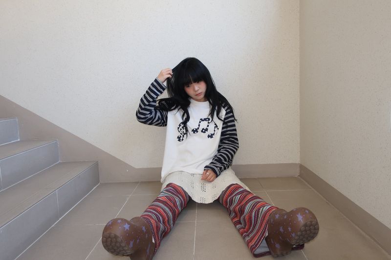 メロディラグランTシャツ