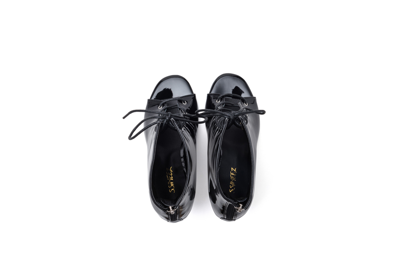 Basic Patent Open Toe Heel(Black)