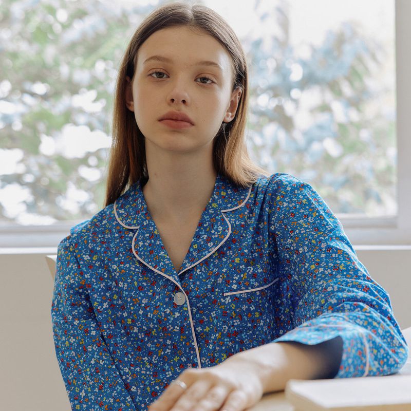 yuppe（ヤッピー）の「パレットパジャマ / PALLETE PAJAMA_BLUE（Tops）」