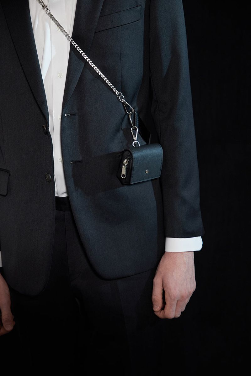 Triple Covered Crow Buckle Bag