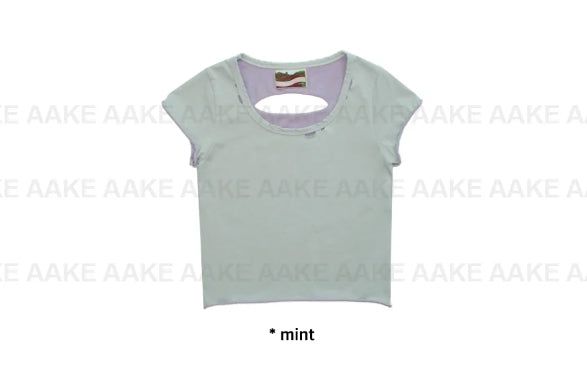 DAMAGE COLOR-BLOCK TEE