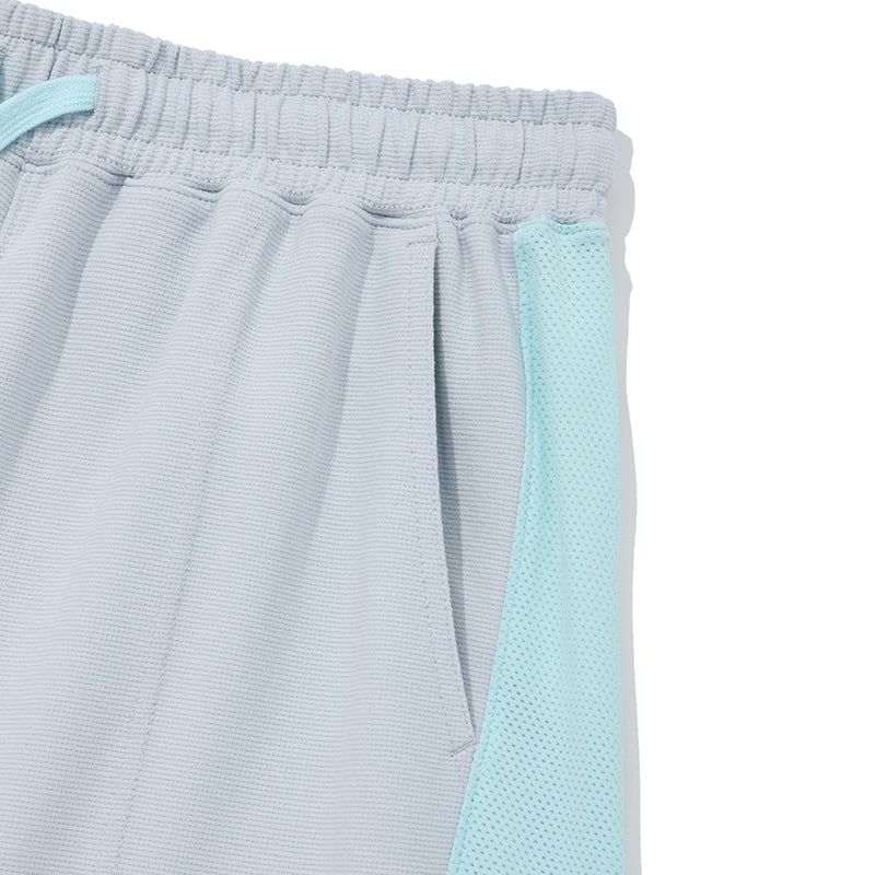 COLOR MIX RIBBON HALF PANTS [SKY]
