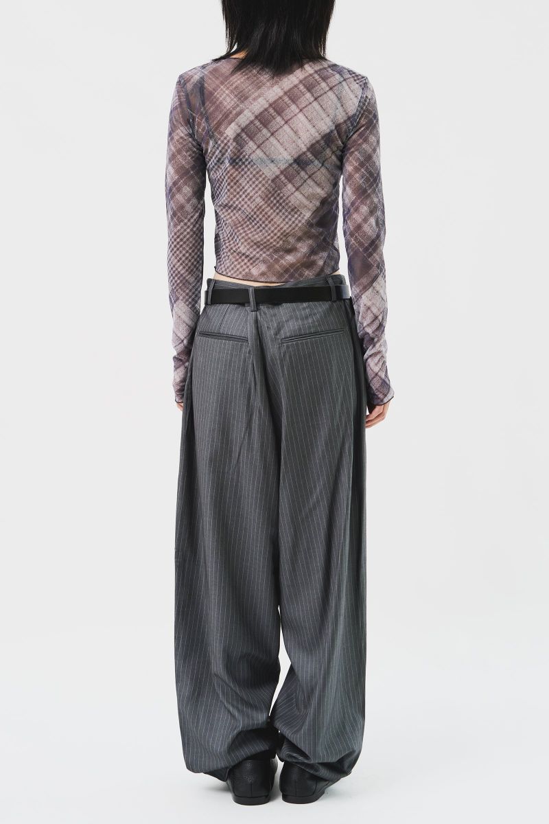 Pan Herringbone Striped Trousers (3color) 