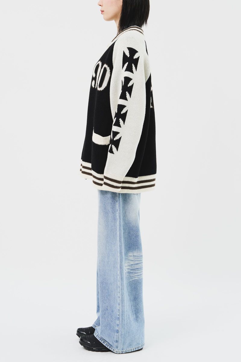 Neo Knitted Zip Jacket (2color)