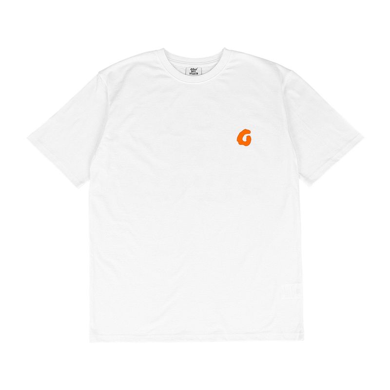 GOOFOFF MAIN LOGO TEE - ( White - Orange )