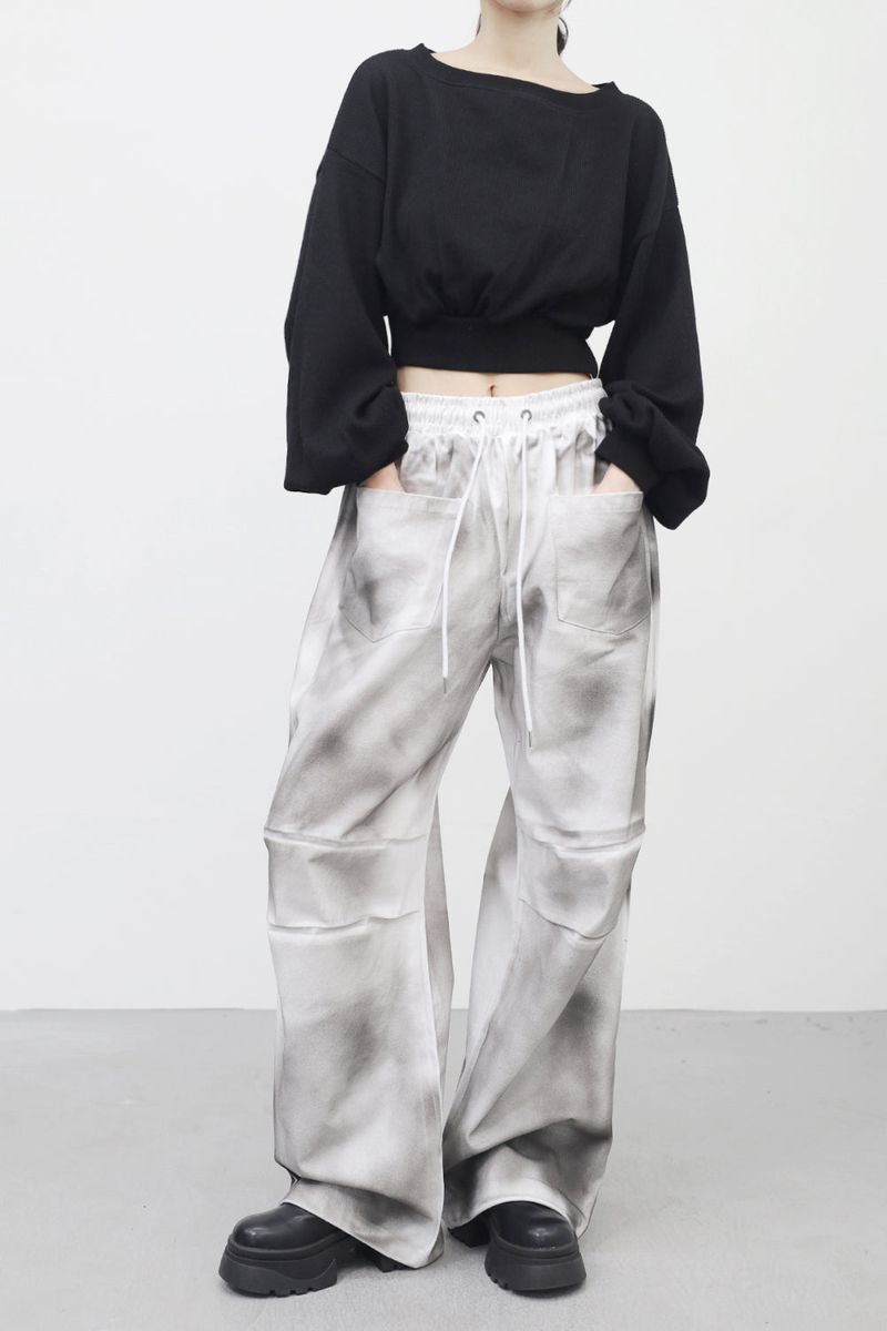 NONCODE(ノンコード)の「(Unisex) シャープウォッシュ柄パンツ(パンツ)」