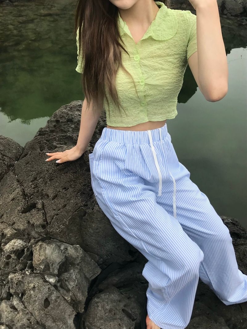 Waterfall stripe pants
