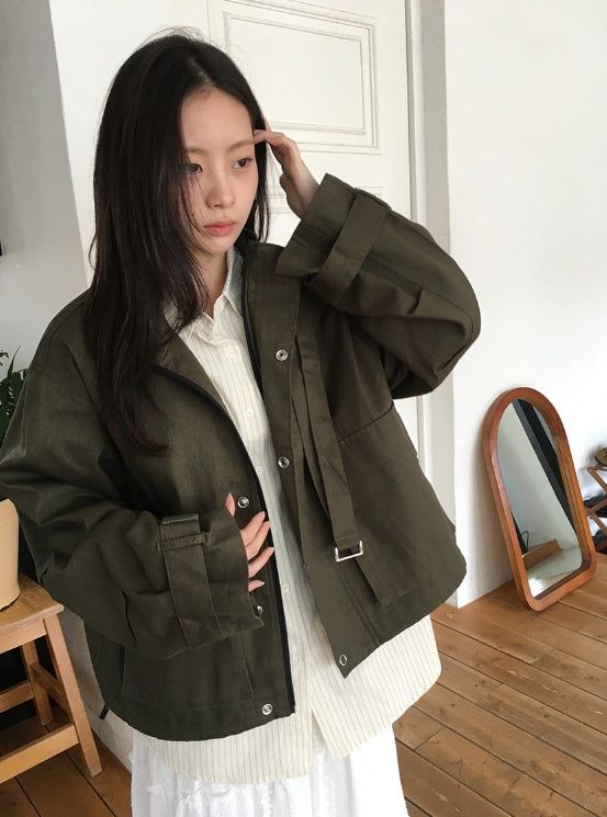BAON（バオン）の「Yurini Belt Field Jacket（Jackets/Outerwear）」