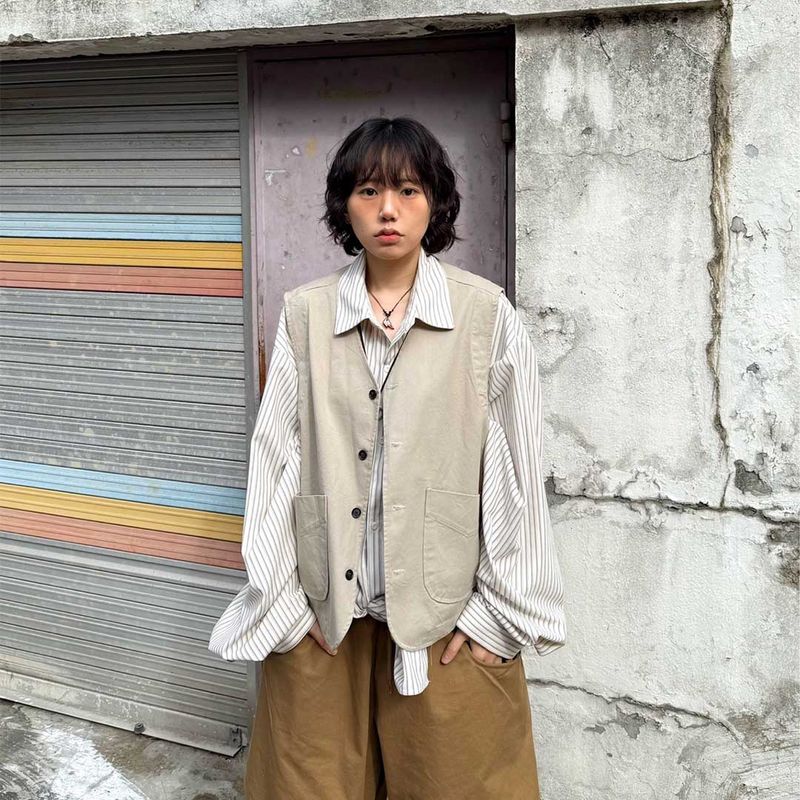 Vintage Button-Up Vest
