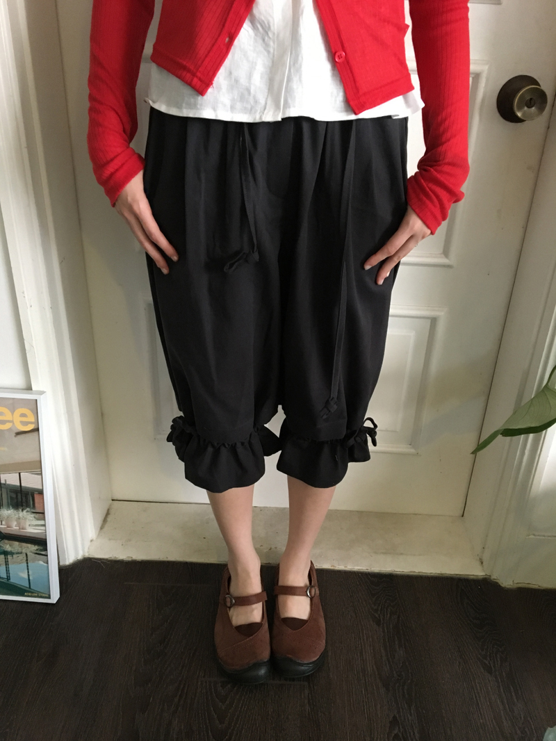 Neige frill harem pants (2color)