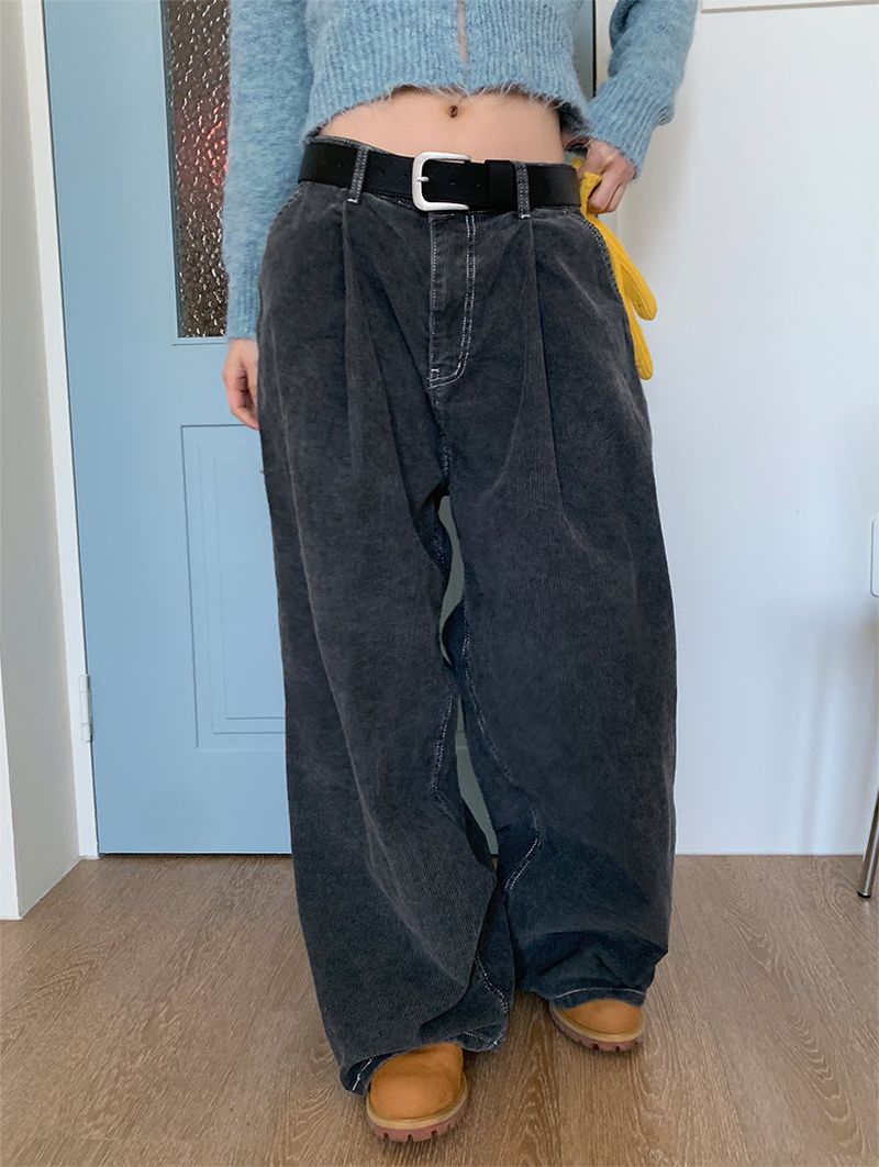 CORDUROY BACK POCKET PANTS (2C)