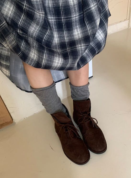 Laris Banding See-Through Knee Socks