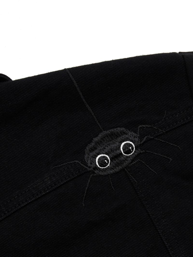 1/2 WEB TRUCKER DENIM JACKET (BLACK)
