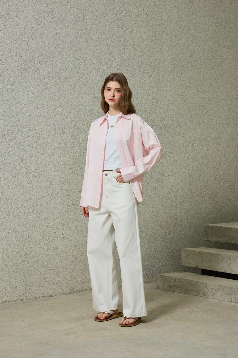 NOAH WIDE PANTS / ECRU