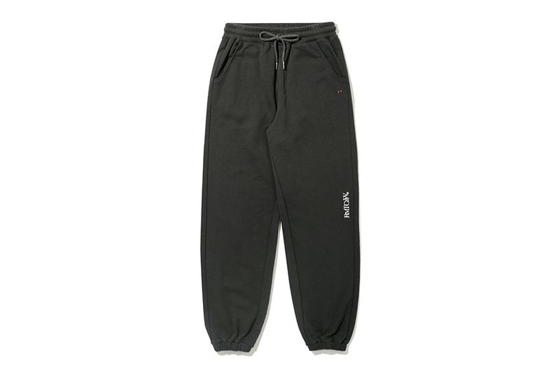 RECENT LOGO SWEAT PANTS_CHARCOAL