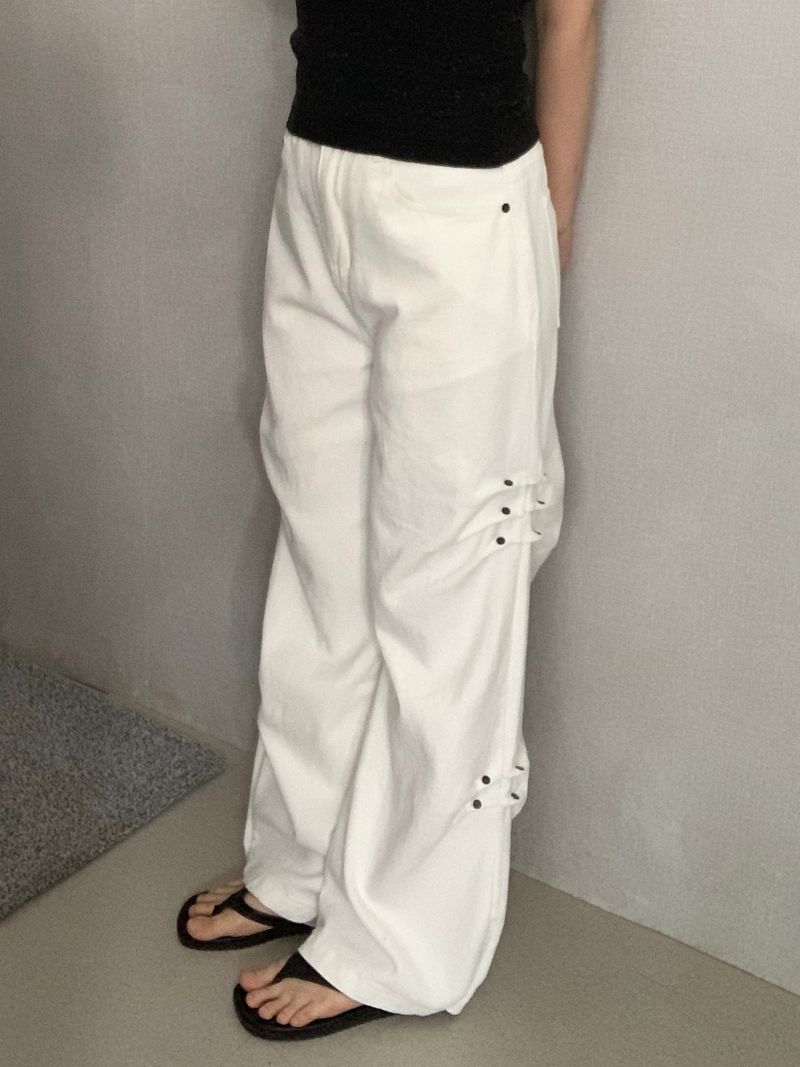 [~2XL] ハワード サイドリベットパンツ