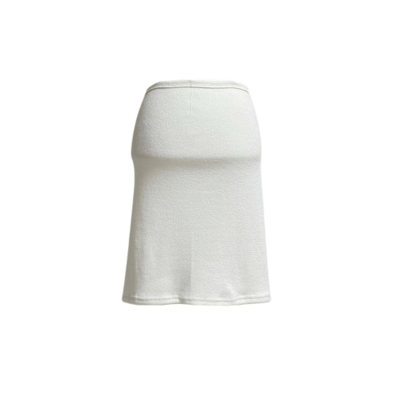 (3color) Soft Knit Layered Wrap Skirt