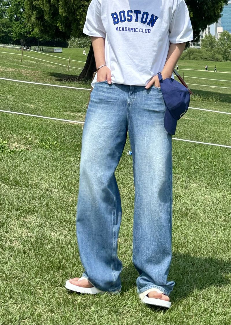 Gonzo Linen Cool Medium Denim Pants