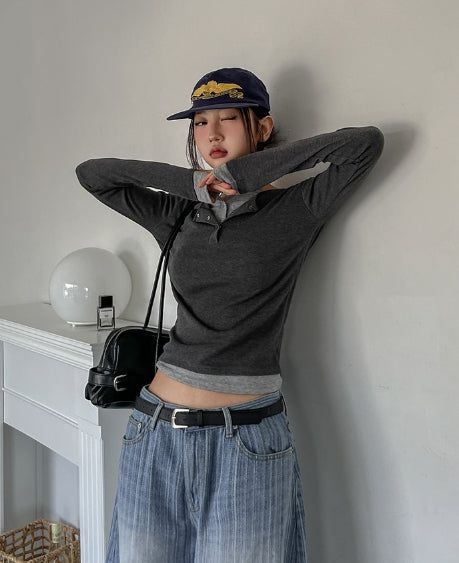 Gold stitch camp cap