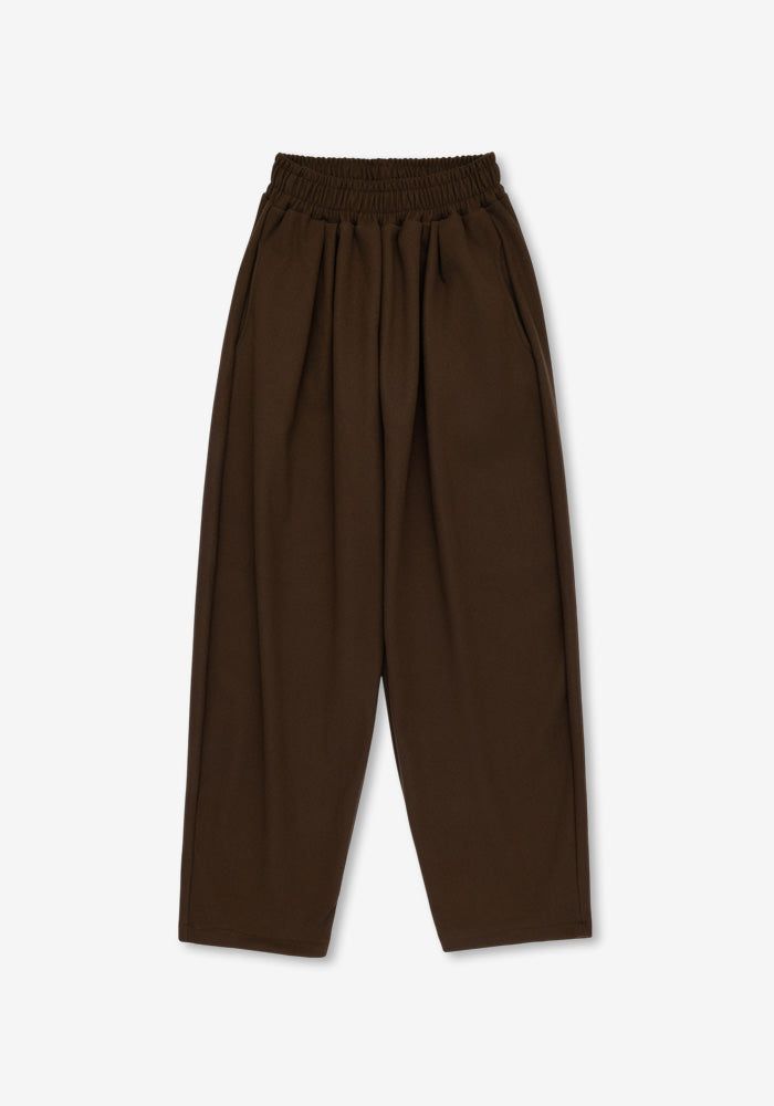 [SEMADE] Soft Wool Banding Balloon Slacks