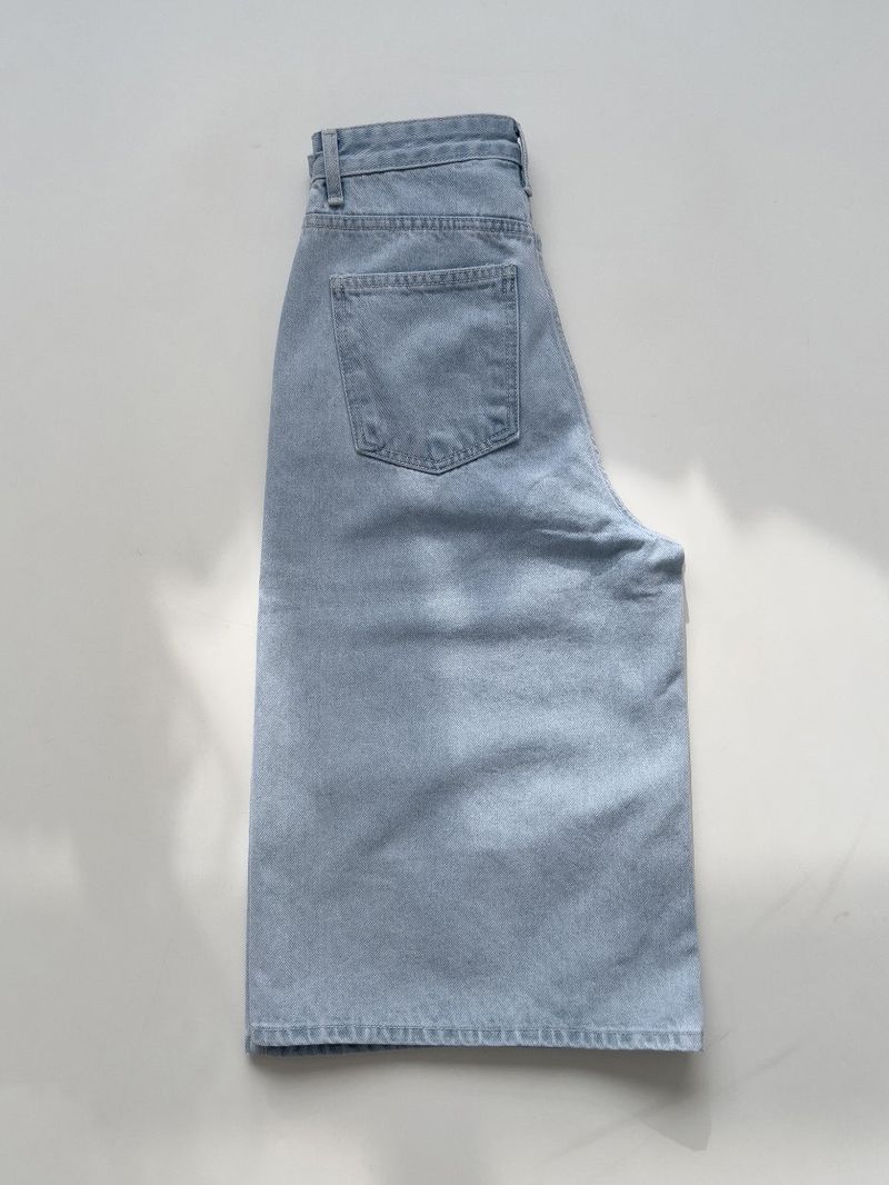 775 Bermuda Wide Denim Pants