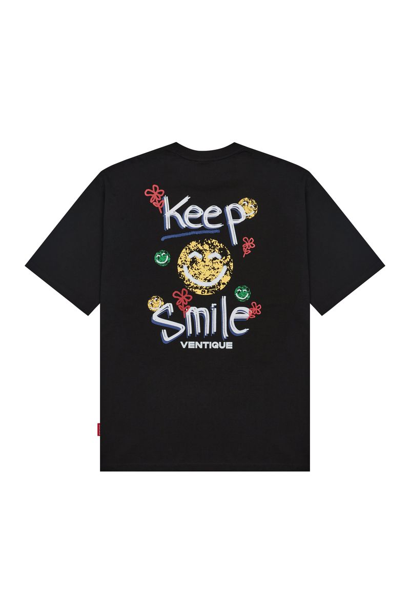Keep smile T-shirt 2color