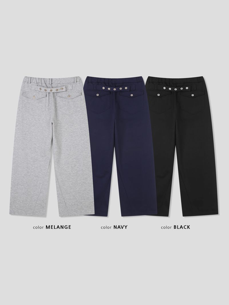 L Back Curved Pants