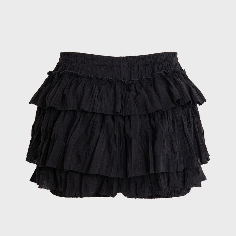 BIRD SKIRT IN BLACK