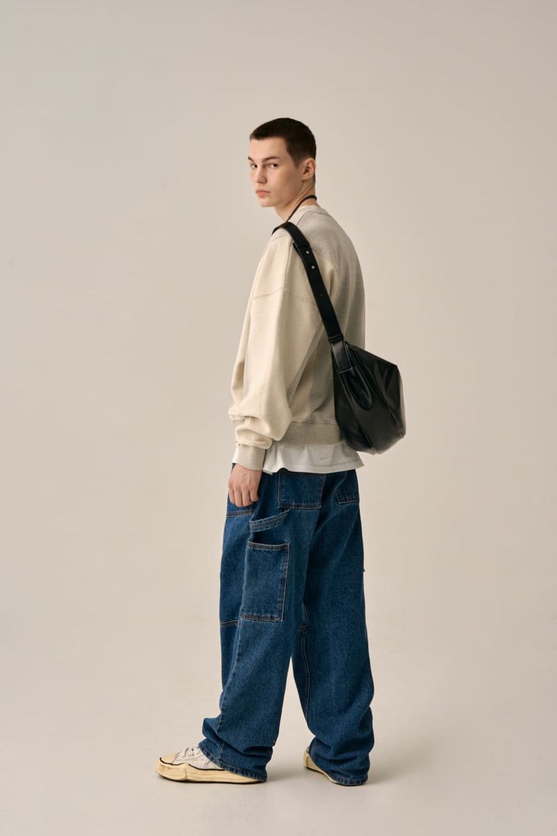 PATTERN LINE WORK PANTS