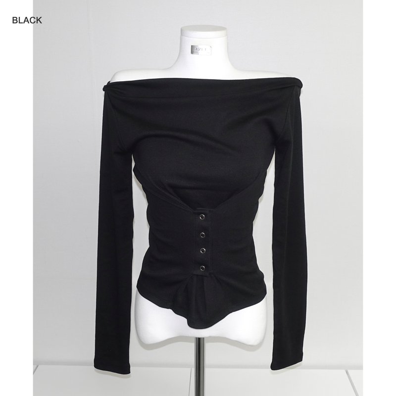 Slim Front Button Off T