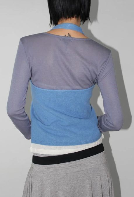 SHIRRING UNBALANCE SKIRT