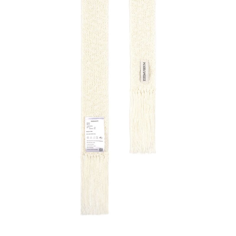 ZIZE KNIT MUFFLER (IVORY)