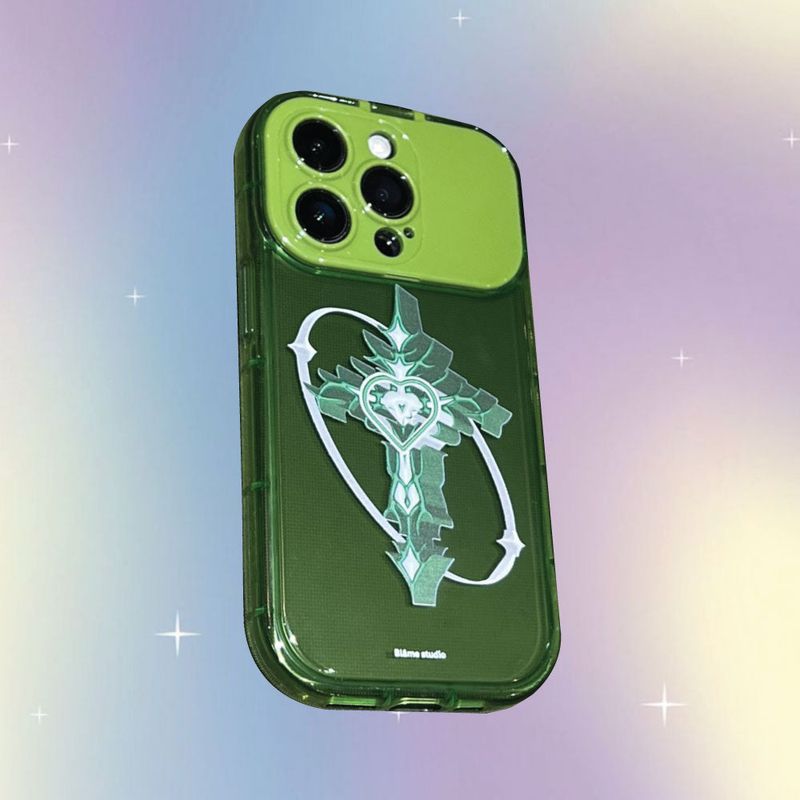 blamestudio（ブレイムスタジオ）の「グリーンクロスラブケース (ミニ)（スマホグッズ/小物）」