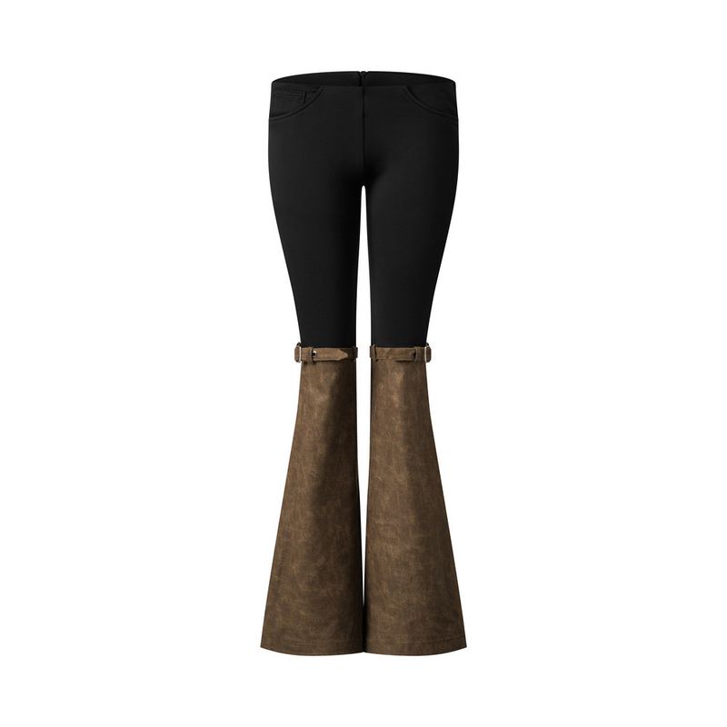 Aesir Studios（アースィア・スタジオ）の「WOMEN - VEGARA - Faux-leather boot leggings（Pants）」