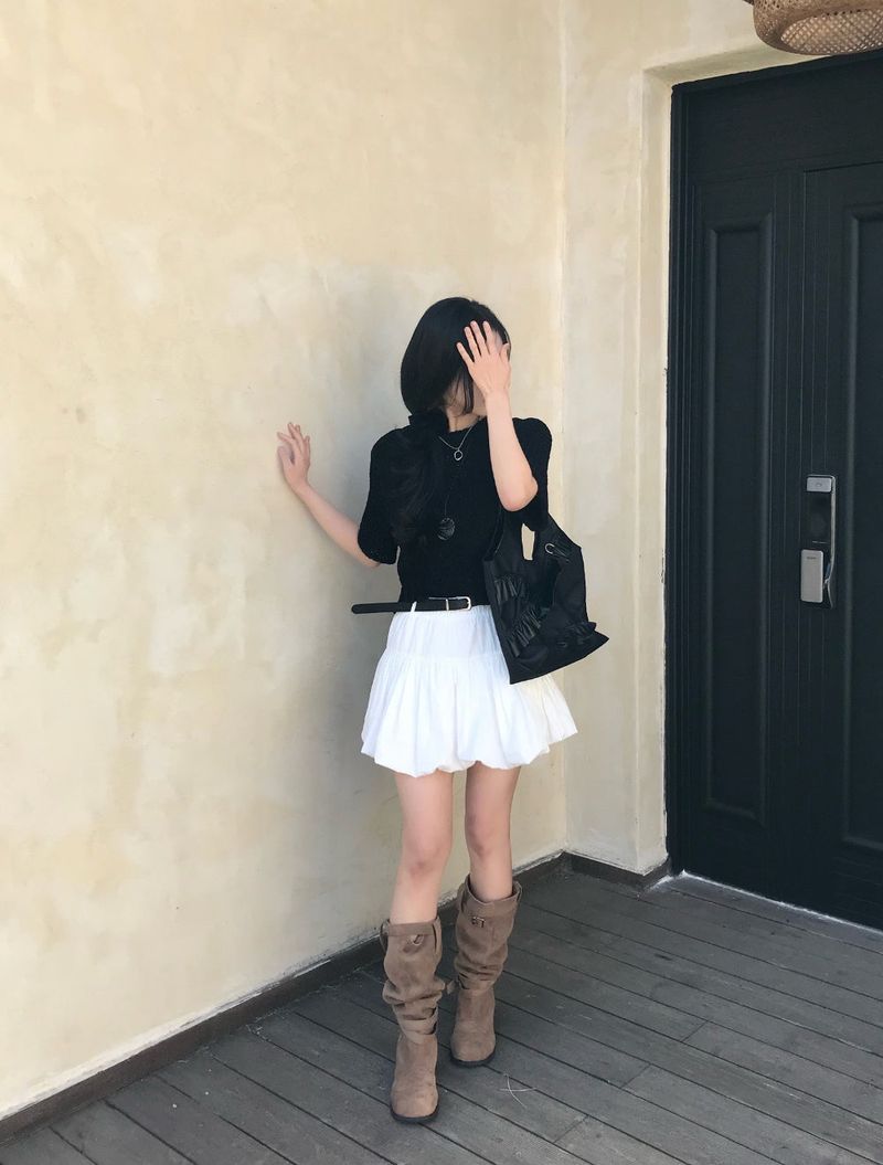 Reve Sand Loose Fit Mesh Half Knit