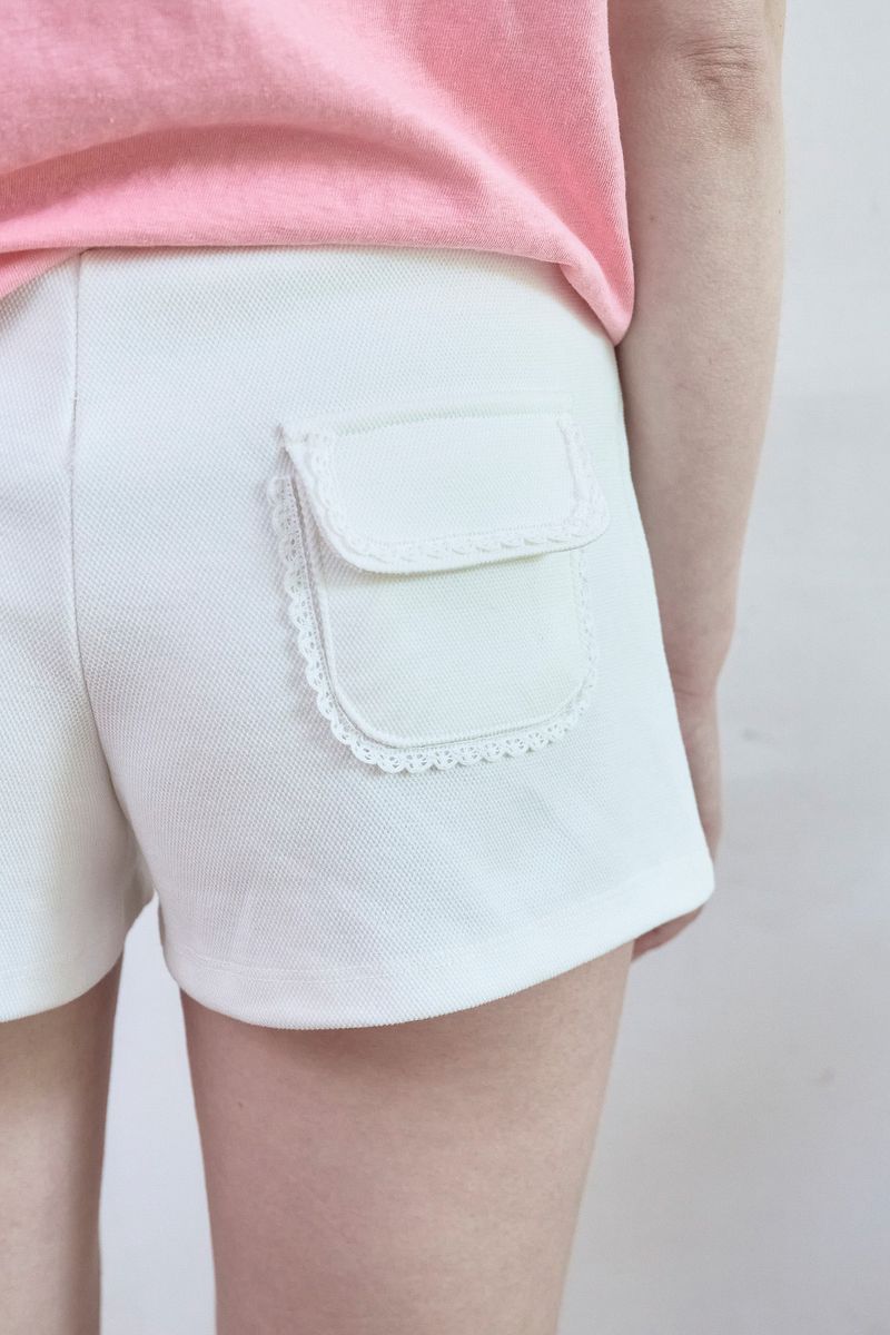 Poco Lace Shorts [Ivory]