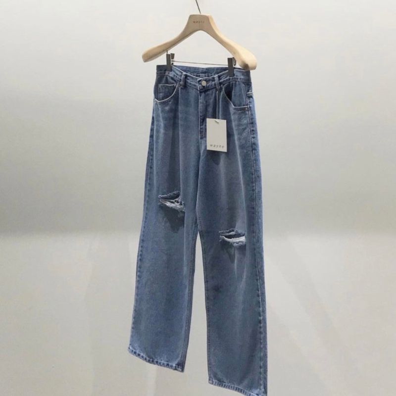 Breeze damage denim pants