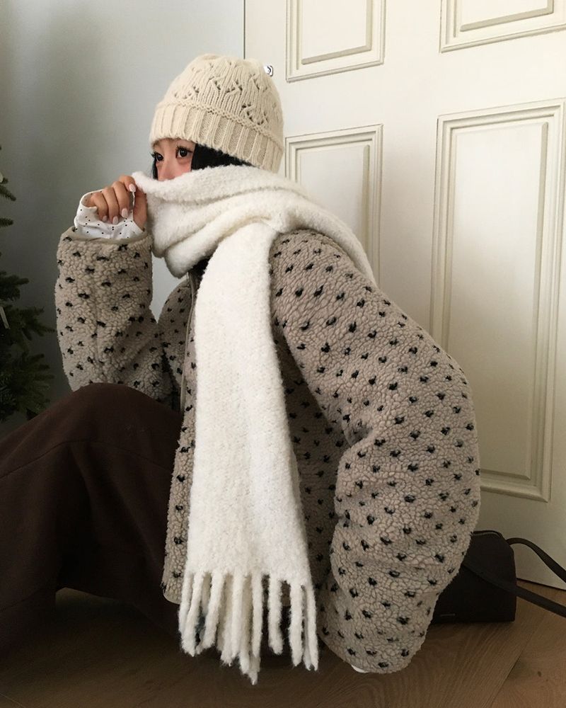 [ORIGINAL] Heart Dot Wool Jumper