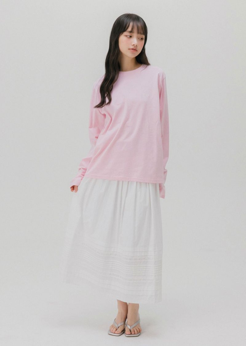SOFT STRIPED T-SHIRT (PINK)