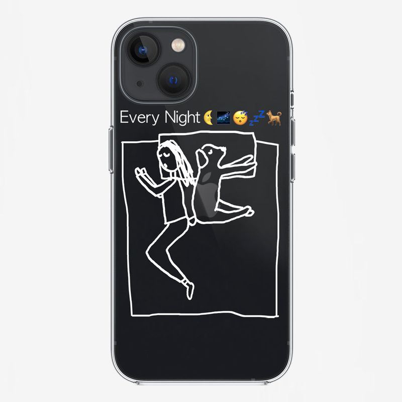 AFTERNOONLIVE(アフタヌーンライブ)の「Every Night Iphone Case (White) Ver. Long Hair(Smartphone Accessories)」