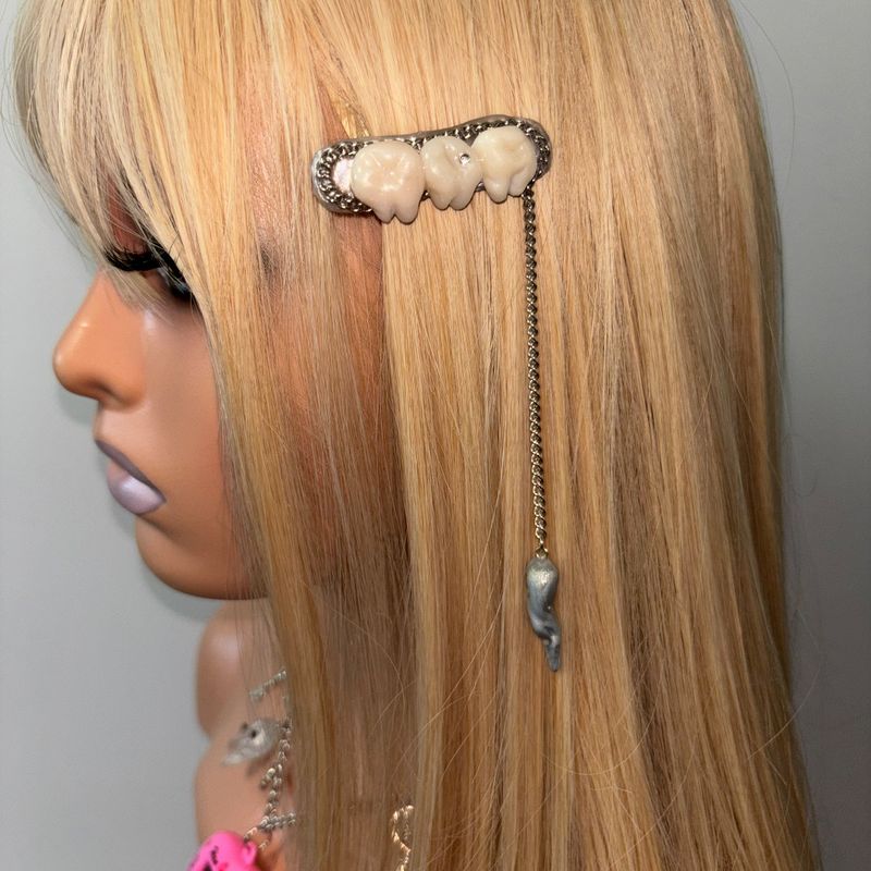 [MADE] Teeth chain hairpin